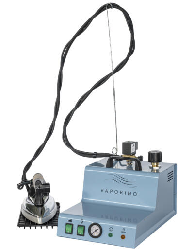 Steam generator with 2,8 l boiler and iron. Available in 5 colours.