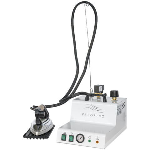 Steam generator with 2,8 l boiler and iron. Available in 5 colours.