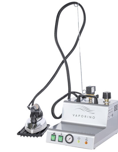 Steam generator with 2,8 l boiler and iron. Available in 5 colours.
