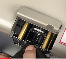Ascolite BSS-13 II button shank wrapping machine equipped with a “Yarn Monitor Switch”
