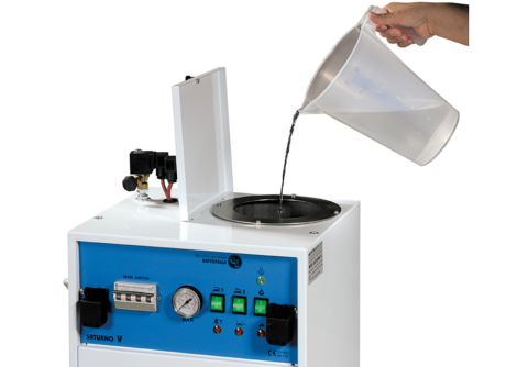 Steam generator with 7 L boiler, 2 irons and 20 L stainless steel tank