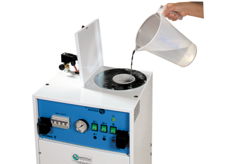 Steam generator with 7 L boiler, 2 irons and 10 L plastic tank