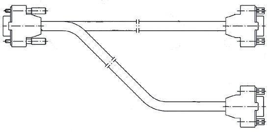 ABxxxx – Adapter (Y) for Parallel Connection HSM001+LSM002