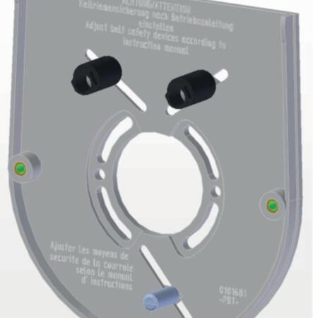 4.1113719 Belt Protector Lower Section DC1200-1550