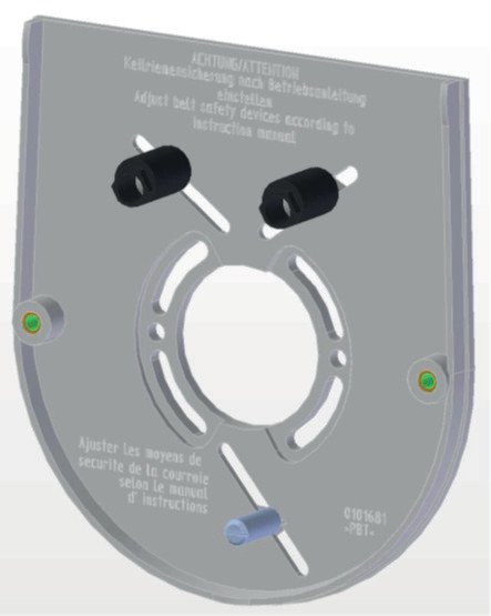 Belt Protector Lower Section DC1200-1550