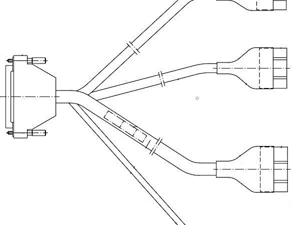 AB321A – Adapter for Juki Kl.LU22xx, LU15xx, LS1342,7, DNU1541-7, PLC1700-7