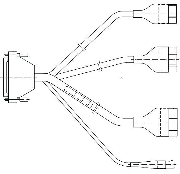 4.1113904 AB321A – Adapter for Juki Kl.LU22xx, LU15xx, LS1342,7, DNU1541-7, PLC1700-7