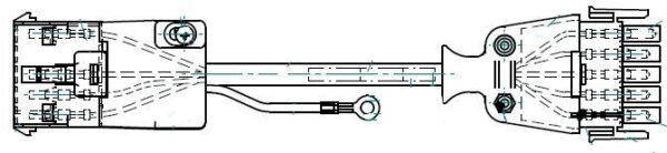 AB6xxx – Part-Adapter to DA Inboard Motor M1-75CC491 and DA434