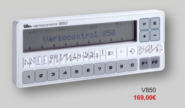 Variocontrol V850 Panel